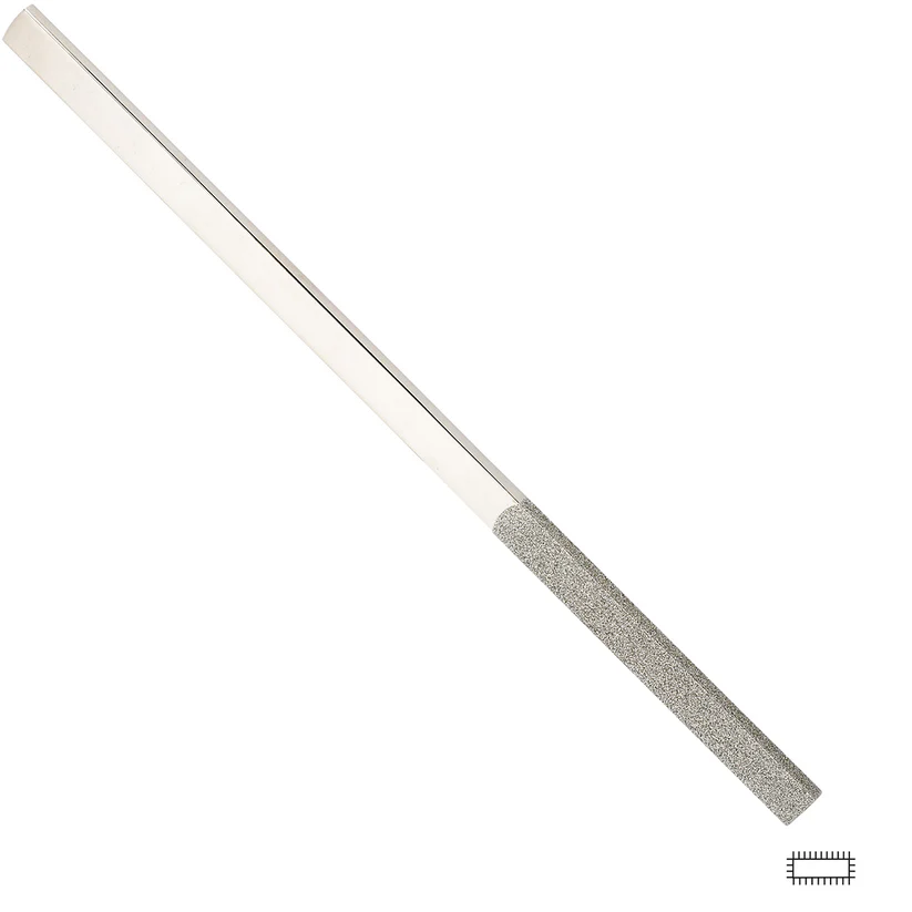 [241-0747] Gesswein® Equalling 200 Grit  Heavy-Duty Diamond Hand File