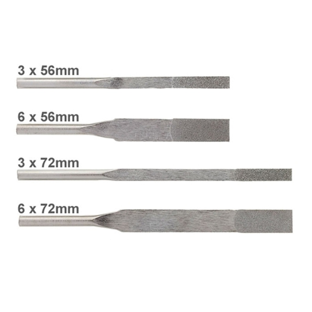 [241-0813] Gesswein®  Tapered Diamond Poli Files - Set of 12
