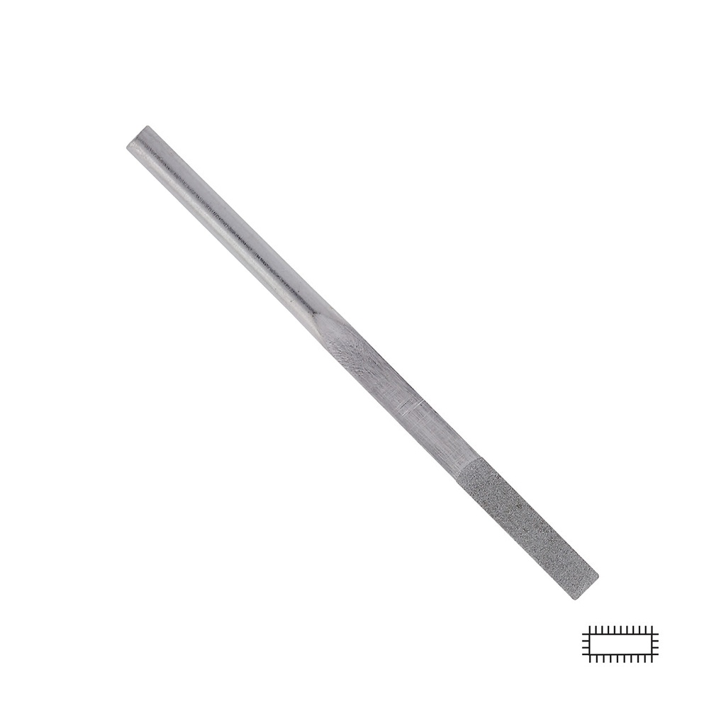 [241-0816] Gesswein® 3x56mm, 600 Grit, Tapered Diamond Poli File
