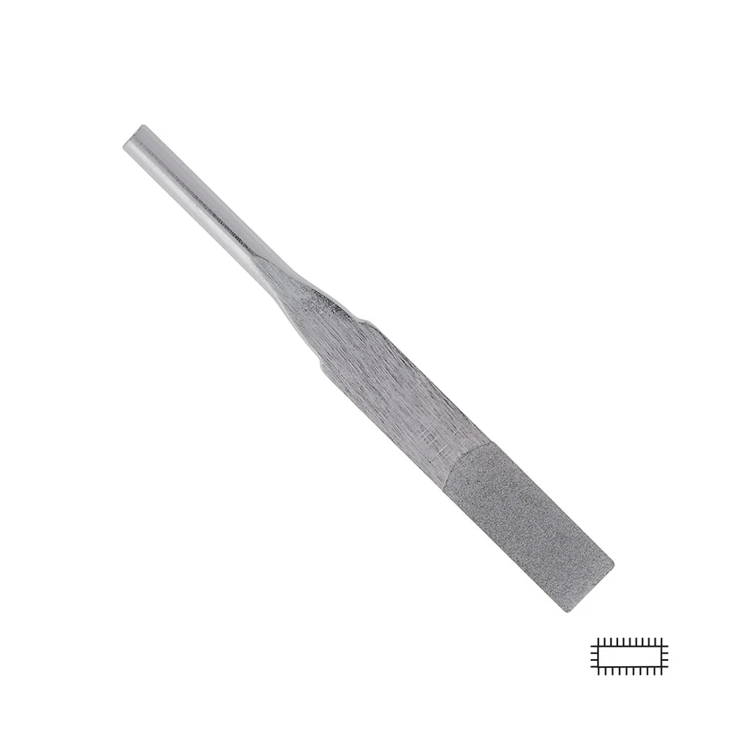 [241-0817] Gesswein® 6x56mm, 200 Grit, Tapered Diamond Poli File