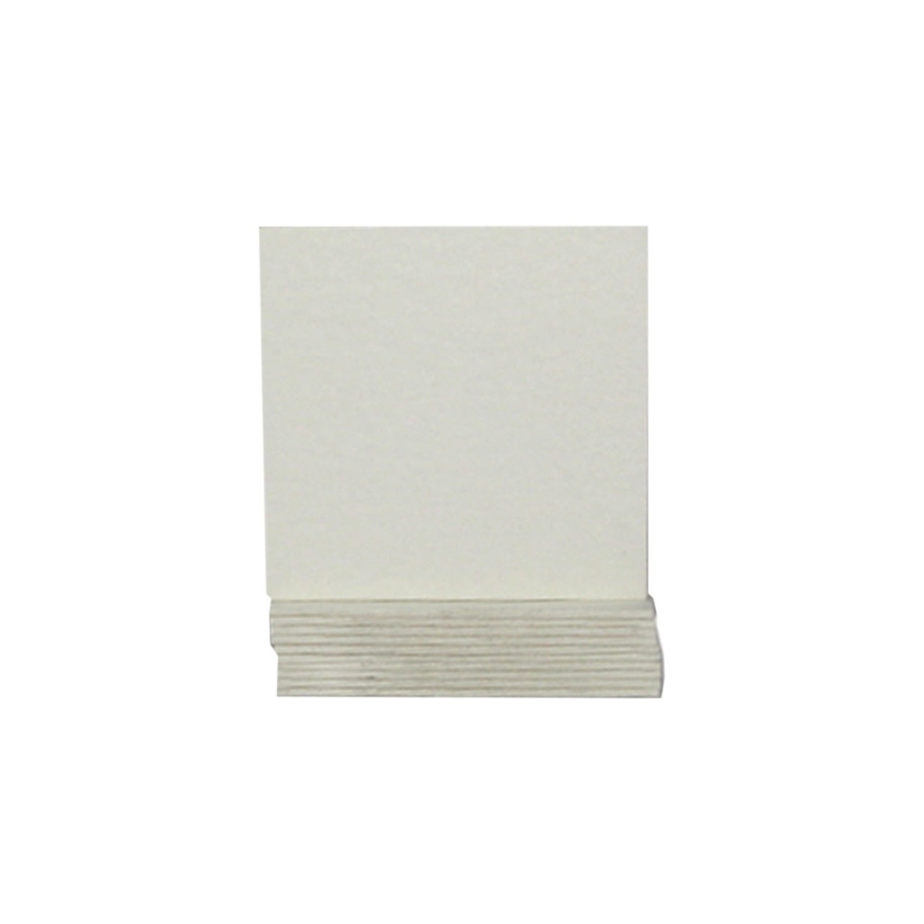 [260-0043] Non-Asbestos Square 3" Platinum Paper Bases (Pkg. of 20)
