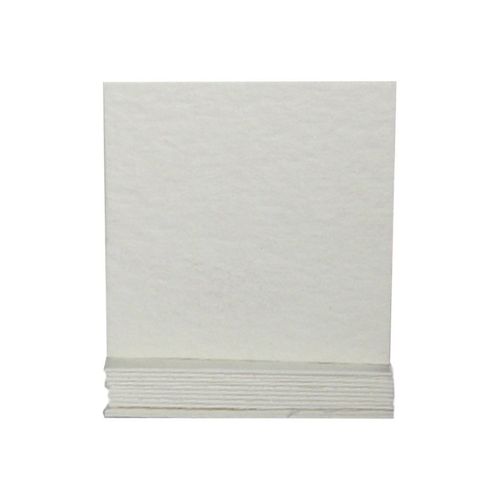 Non-Asbestos Square 4" Platinum Paper Bases (Pkg. of 20)