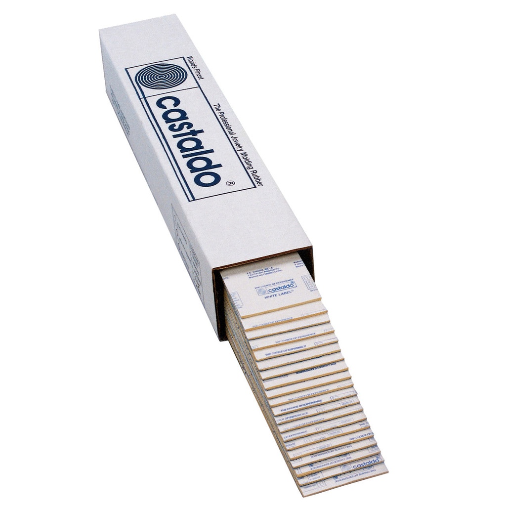 [260-1482] Castaldo® White Label® Mold Rubber- Strips, 5 lbs.