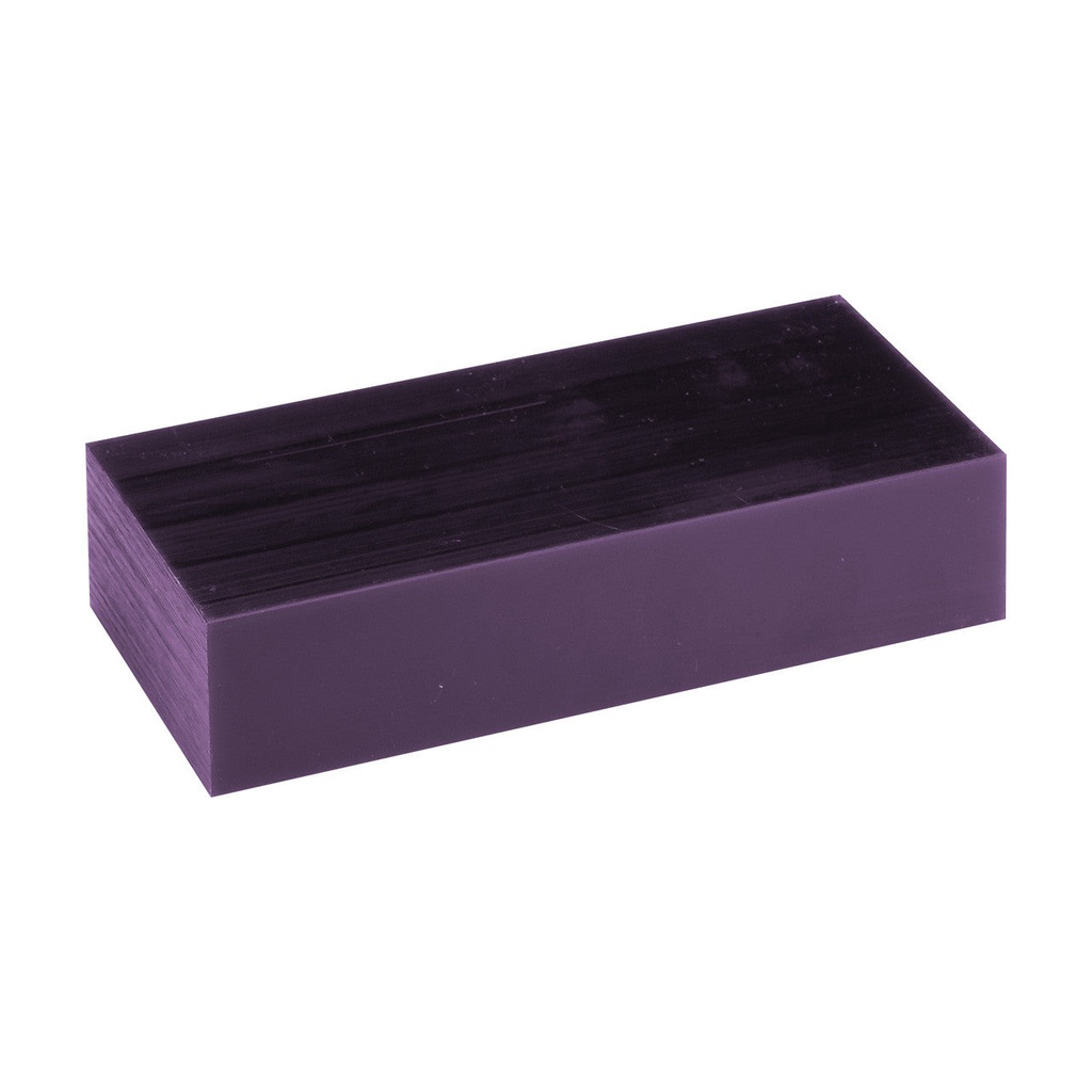 [261-7512] Matt™ Carving Wax Blocks & Slices - 1 lb. Block Purple