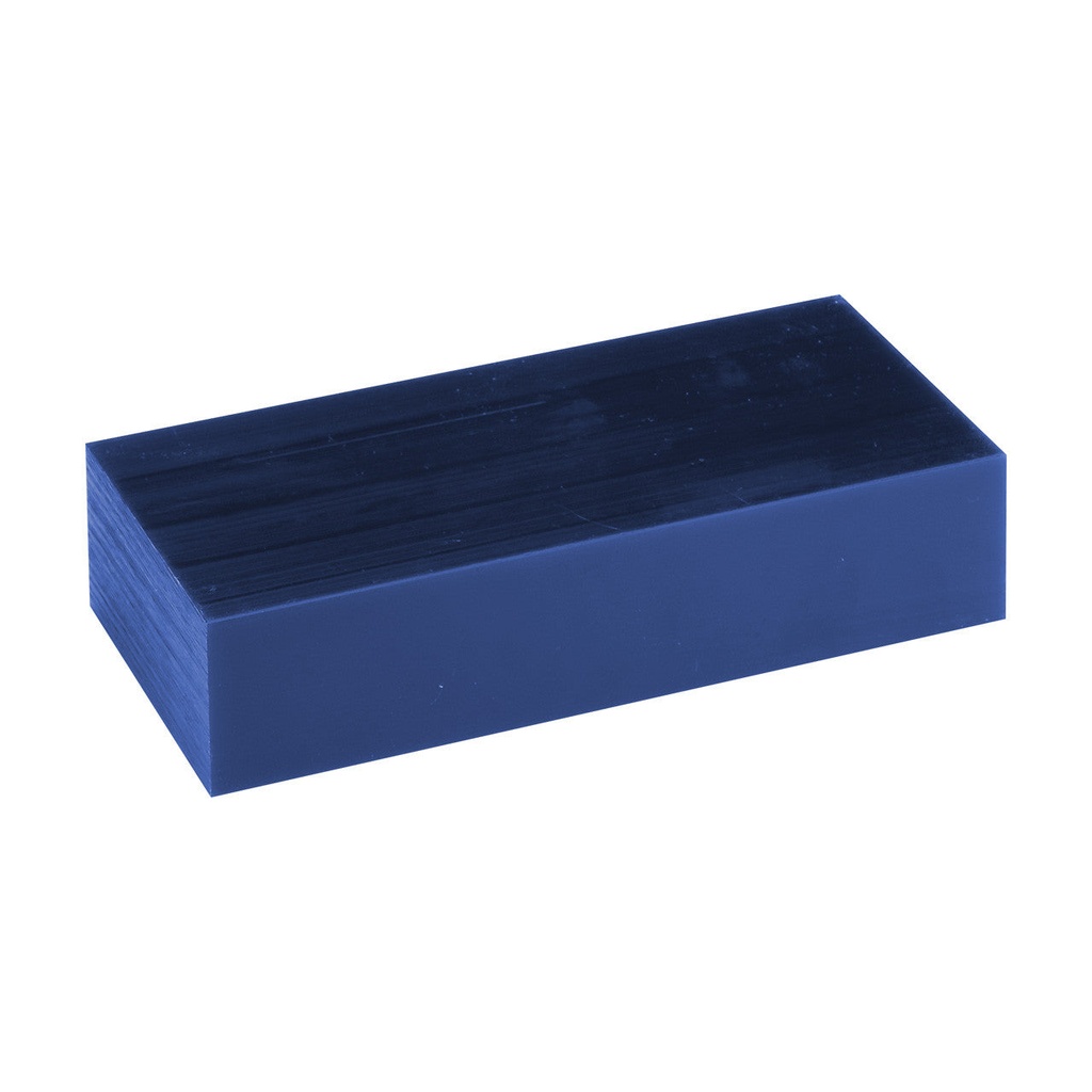 [261-7514] Matt™ Carving Wax Blocks & Slices - 1 lb. Block Blue