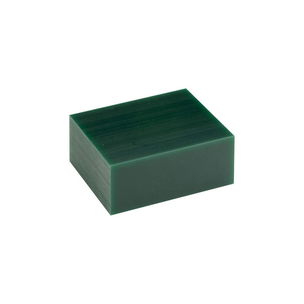[261-7520] Matt™ Carving Wax Blocks & Slices - 1/2 lb. Block Green