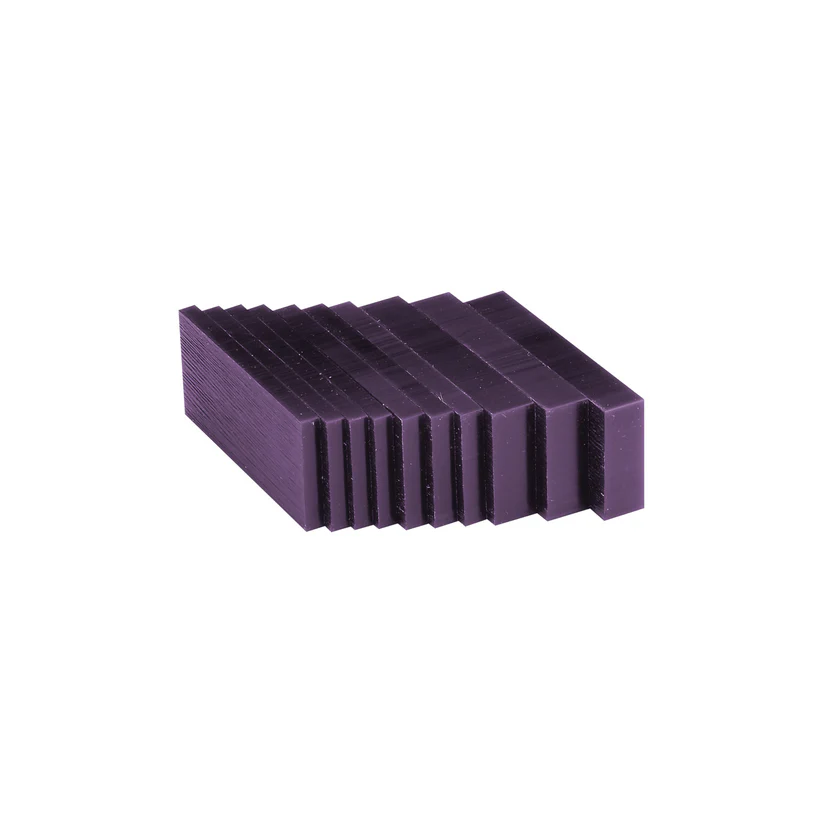 [261-7542] Matt™ Carving Wax Blocks & Slices - 1/2 lb. Slices Purple