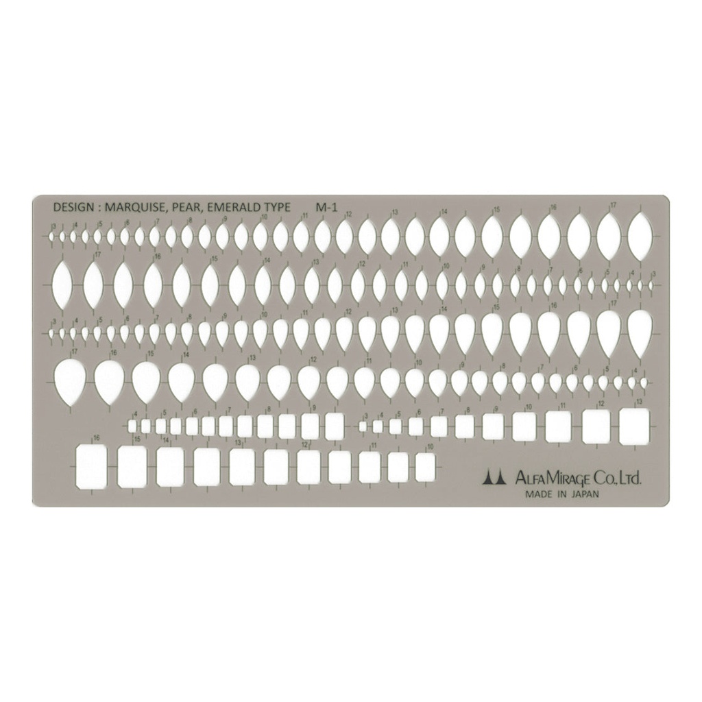 [265-2331] M-1 Specialty Shapes Template
