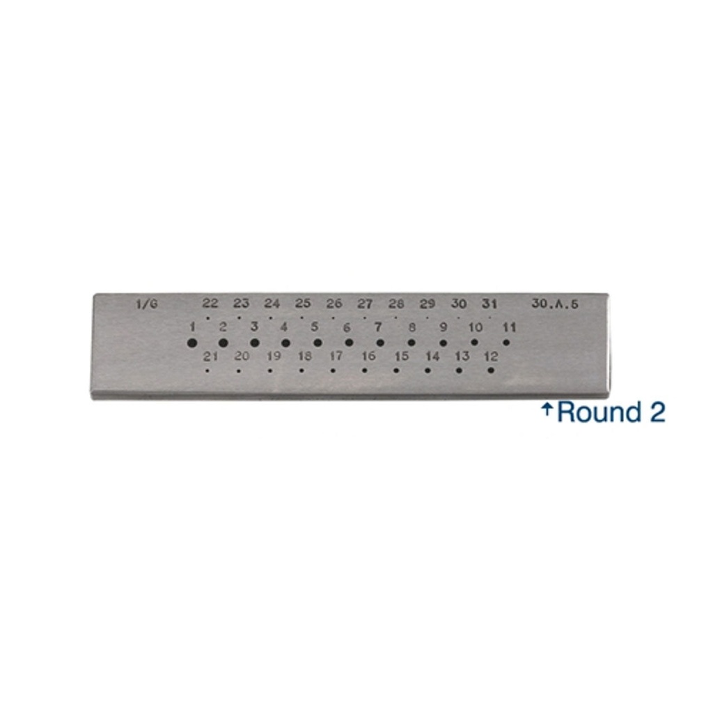 Steel Drawplate Round #2