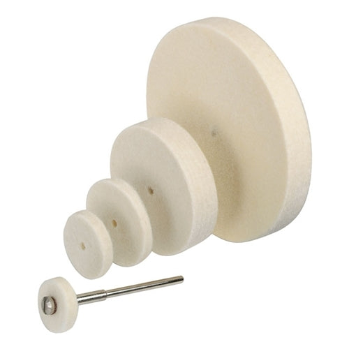 [280-0020] Hard Felt Wheels - 1/2" x 1/8"  (Pkg. of 12)