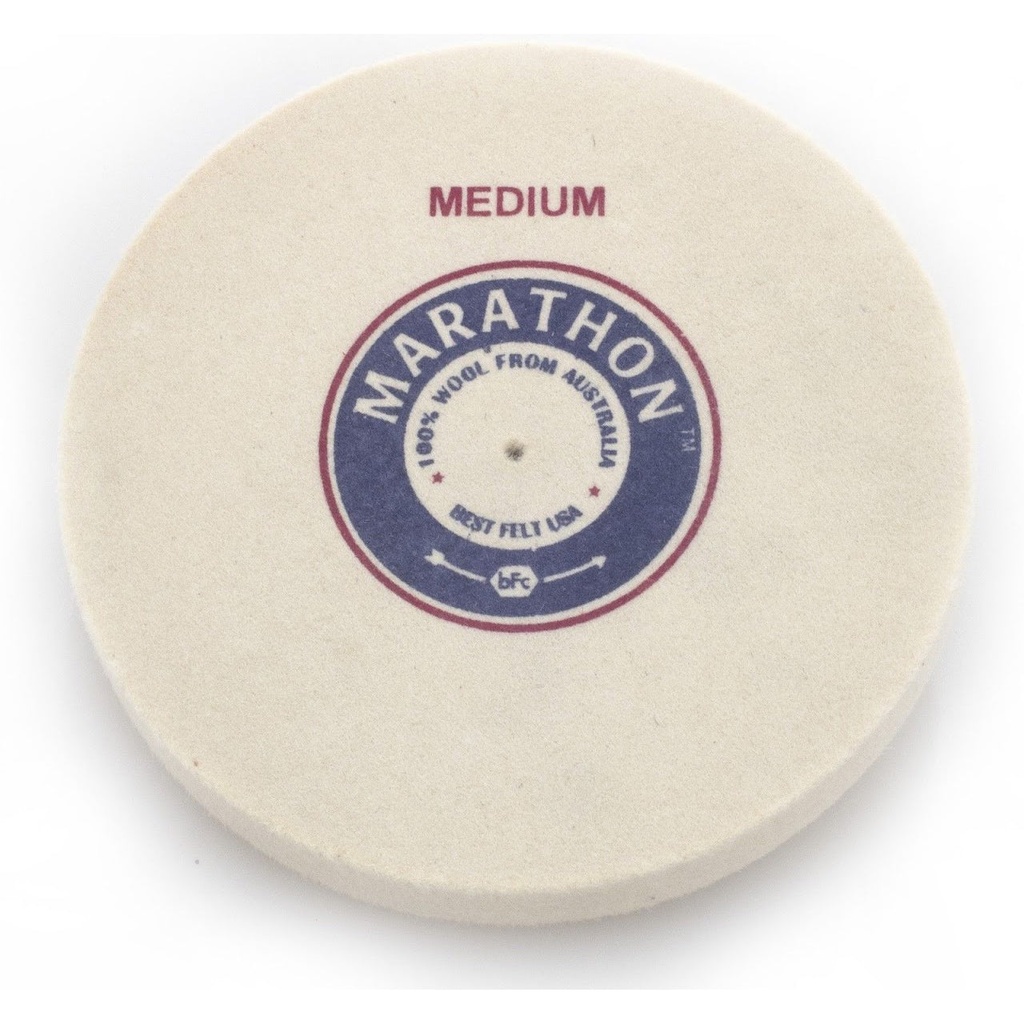 [284-6121] Paramount® Felt Lap 6" x 1/2" Soft