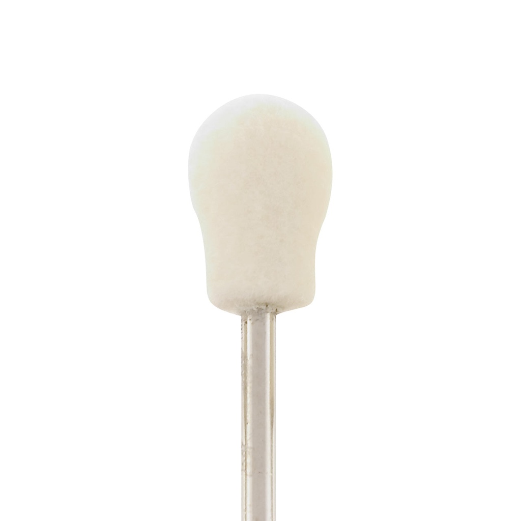 [286-1051] Mounted Felt Bobs, Round & Cone - 1/8" Shank, 1051 Hard  (Pkg. of 12)