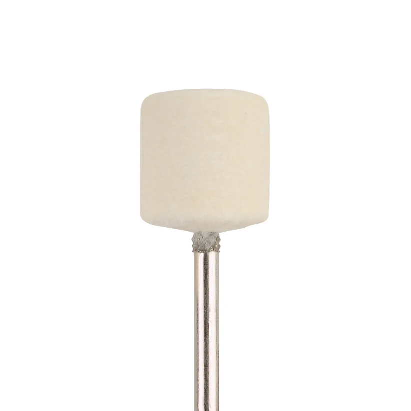 [286-1107] Mounted Felt Bobs, Cylinders - 1/8" Shank, 1107 Hard  (Pkg. of 12)