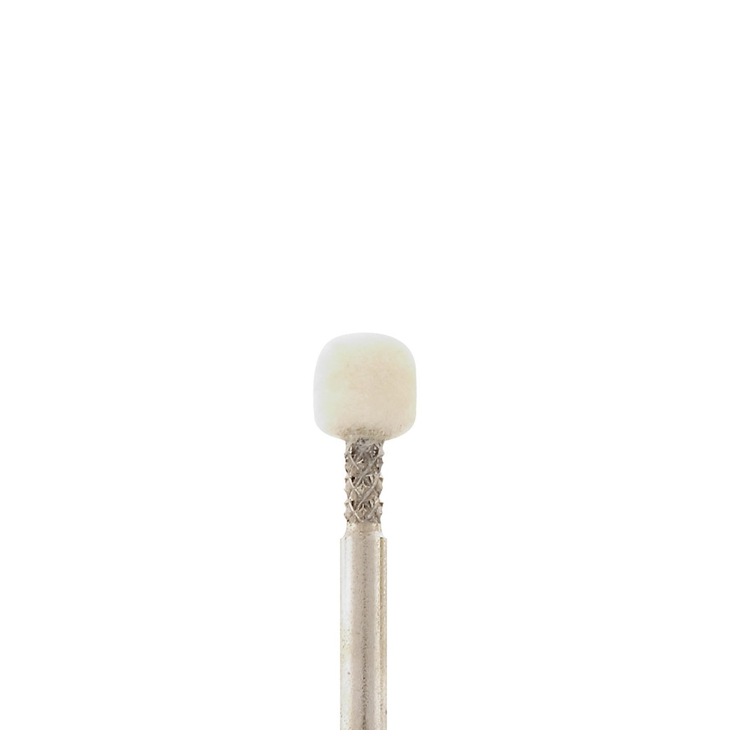 [287-1020] Mounted Felt Bobs - 3mm Shank, 1020 Hard  (Pkg. of 12)