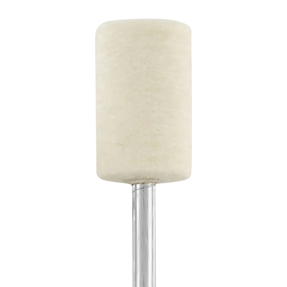 Mounted Felt Bobs - 3/32" Shank, Cylinder, Medium