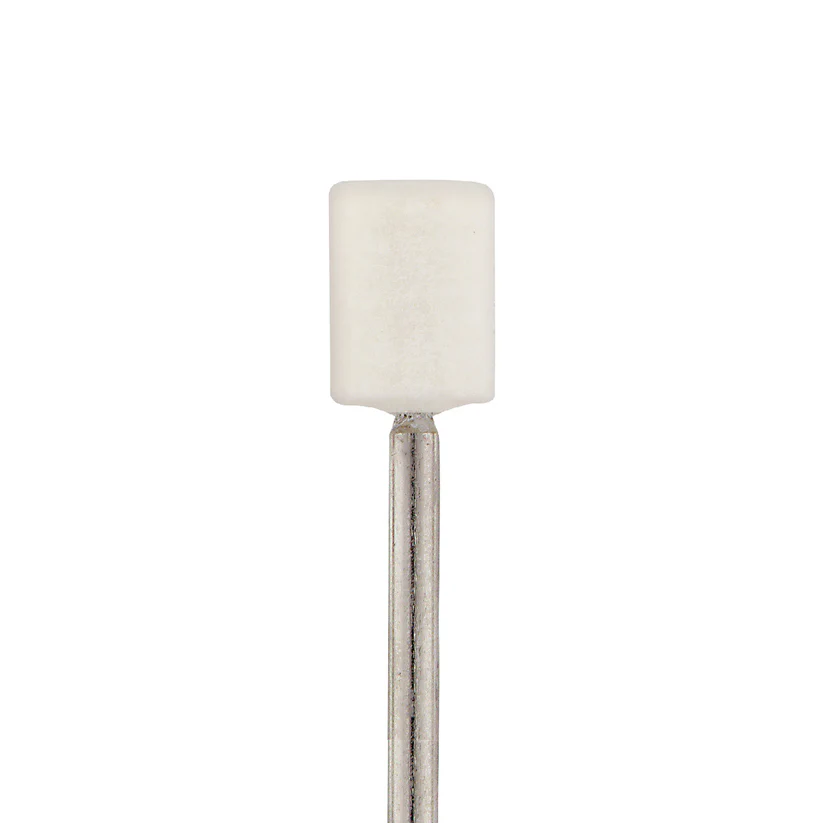 Mounted Felt Bobs, Cylinders - 1/8" Shank - 1103 Soft  (Pkg. of 12)