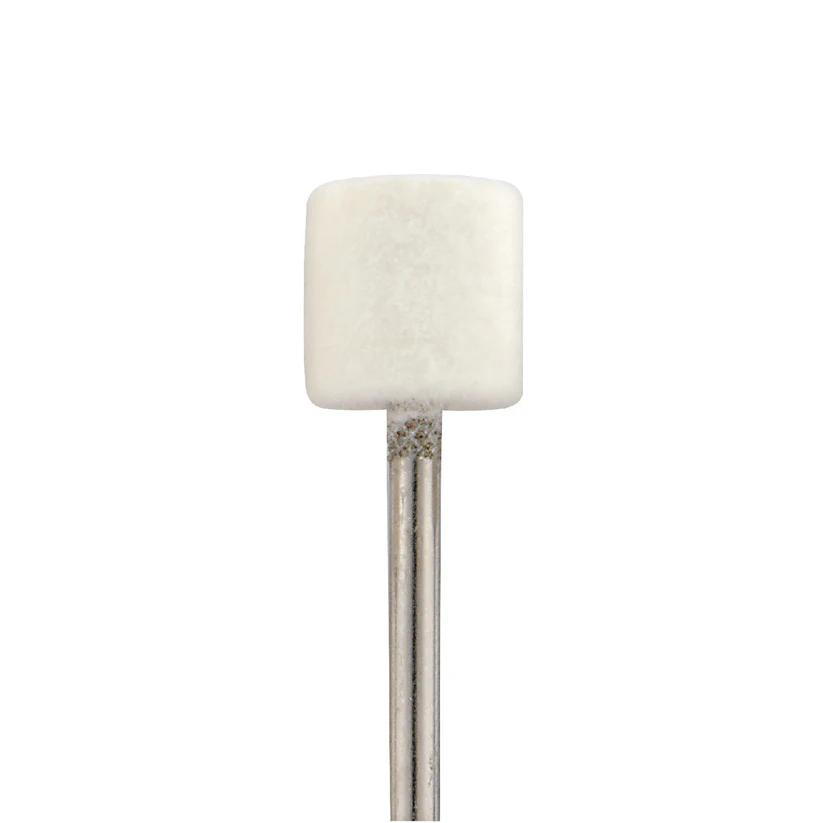 Mounted Felt Bobs, Cylinders - 1/8" Shank - 1104 Soft  (Pkg. of 12)