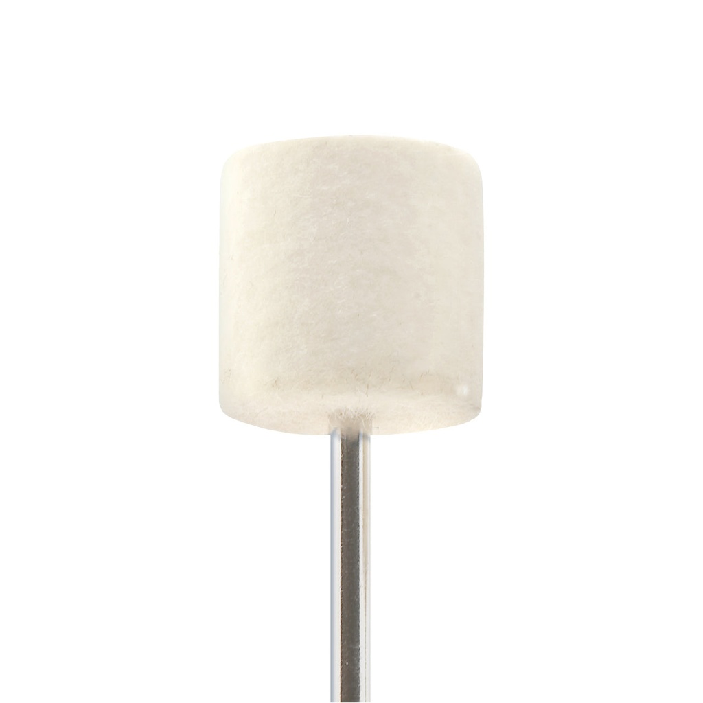 Mounted Felt Bobs, Cylinders - 1/8" Shank - 1110 Soft  (Pkg. of 12)