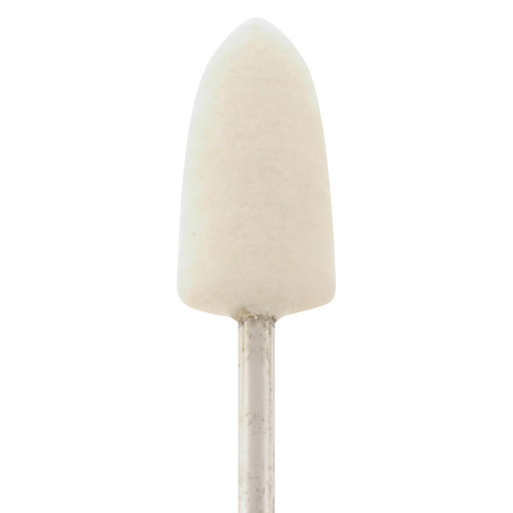 [290-1031] Mounted Felt Bobs, Round & Cone - 1/8" Shank - 1031 Medium  (Pkg. of 12)