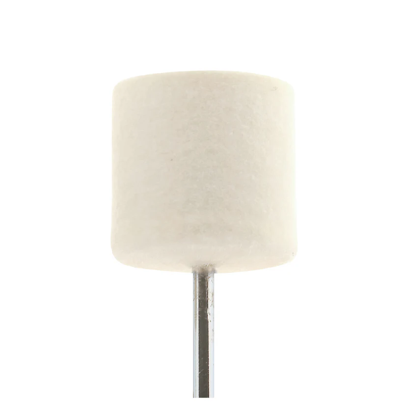Mounted Felt Bobs, Cylinders - 1/8" Shank - 1114 Medium  (Pkg. of 12)