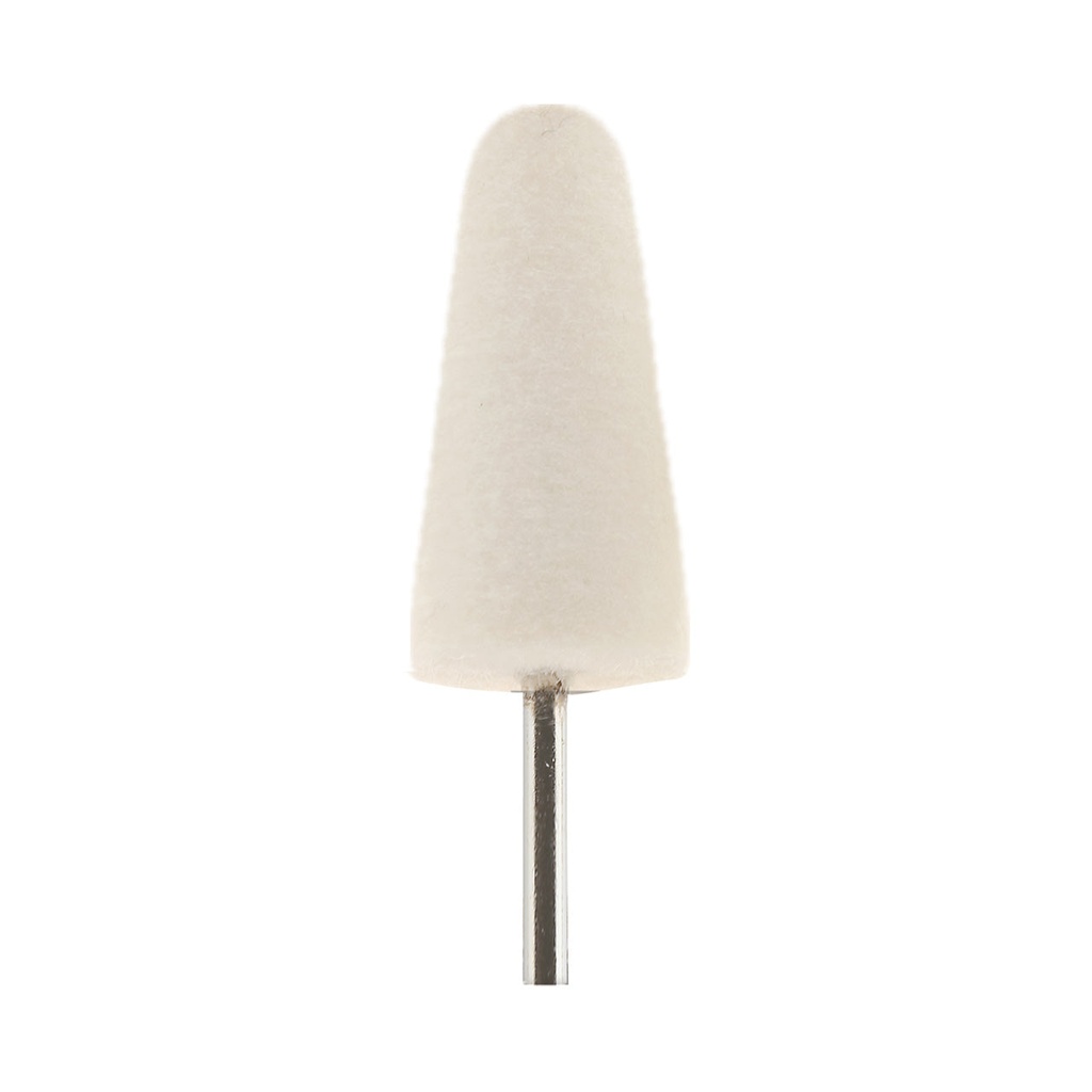 [290-1116] Mounted Felt Bobs 1"x2" Medium Bullets 1/4" Shank (Pkg. of 12)