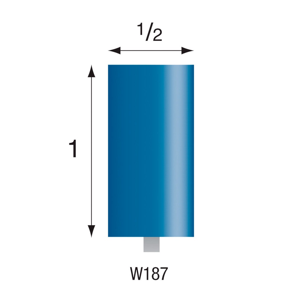 W145 Blue Mounted Points 1/8" Shank (Pkg of 24)