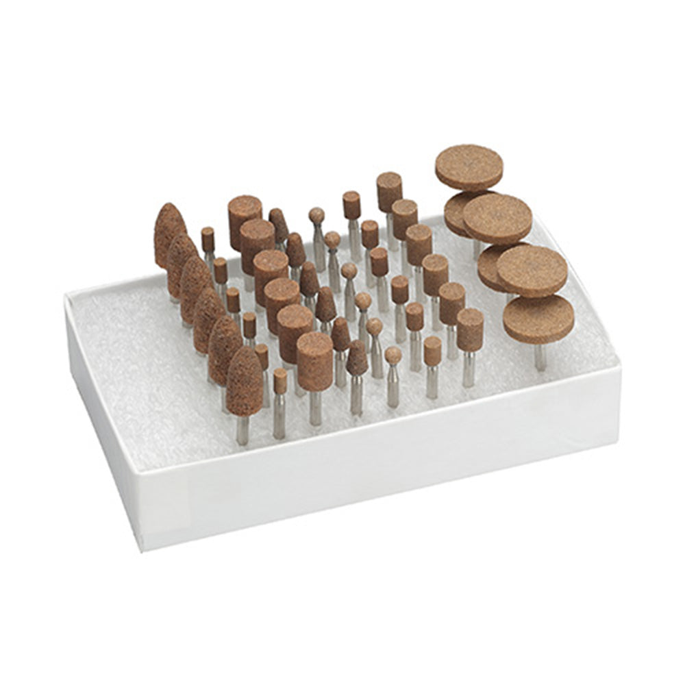 [310-3015] Gesswein® Red Mounted Points Set of 48 - 3mm Shank