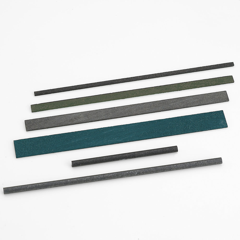 [351-0797] Diamond Ceramic Super Stones - 1x2x100, Black 200