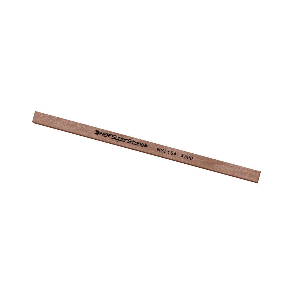 [355-0418] NSS 1.5x4x100 300 Grit Lt. Brown New Super Ceramic Stone