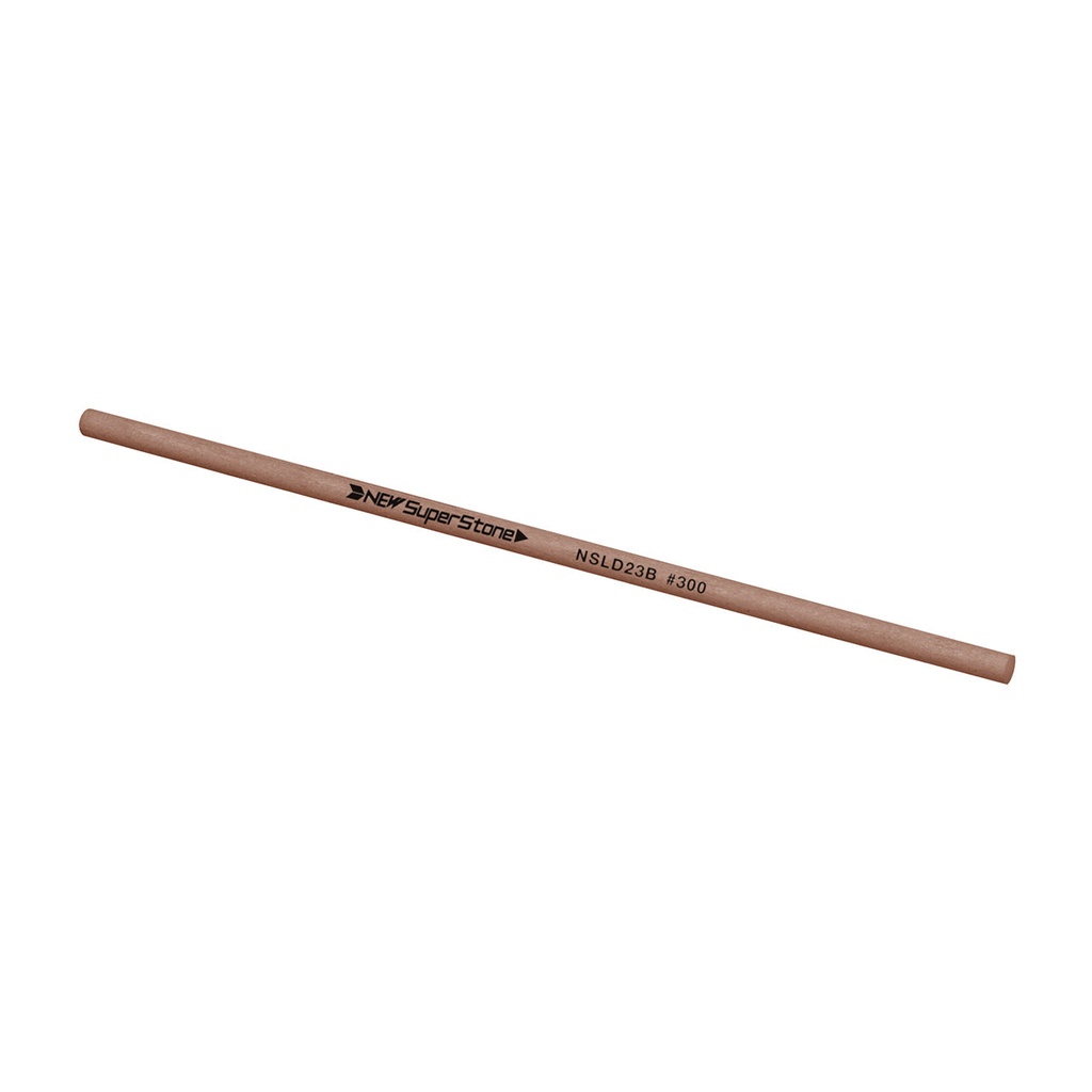 [355-0432] NSS 2.35x100 Round 300 Grit Lt. Brown New Super Ceramic Stone