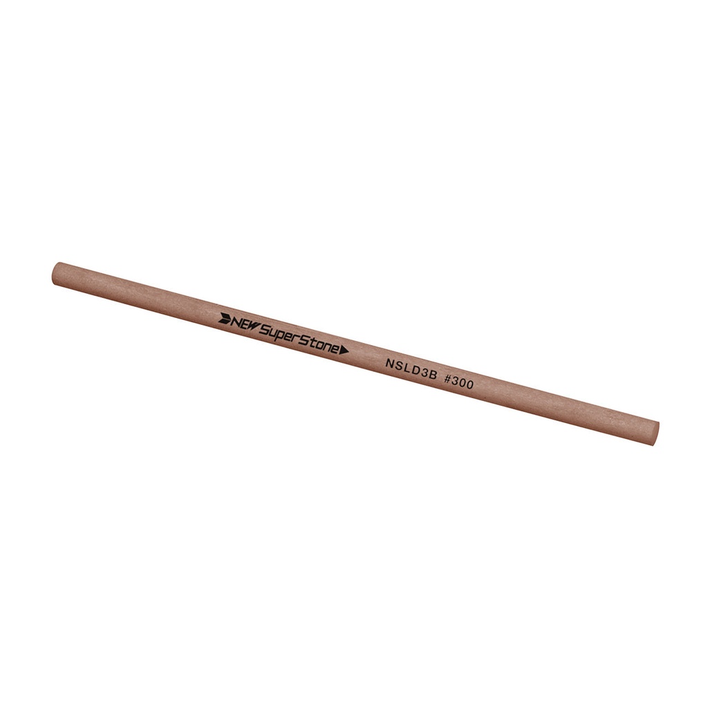 [355-0435] NSS 3x100 Round 300 Grit Lt. Brown New Super Ceramic Stone