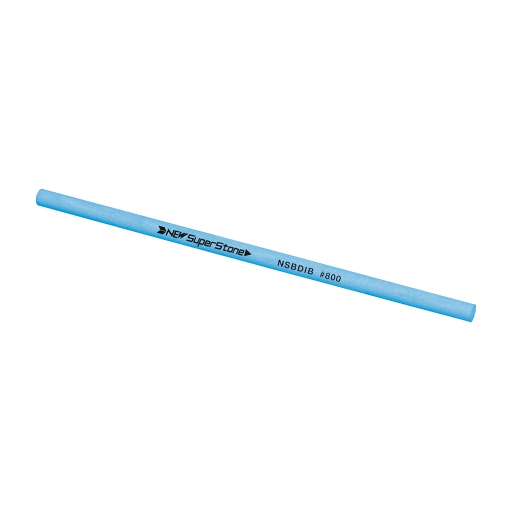 [355-0738] NSS 3.175x100 Round 800 Grit Blue New Super Ceramic Stone