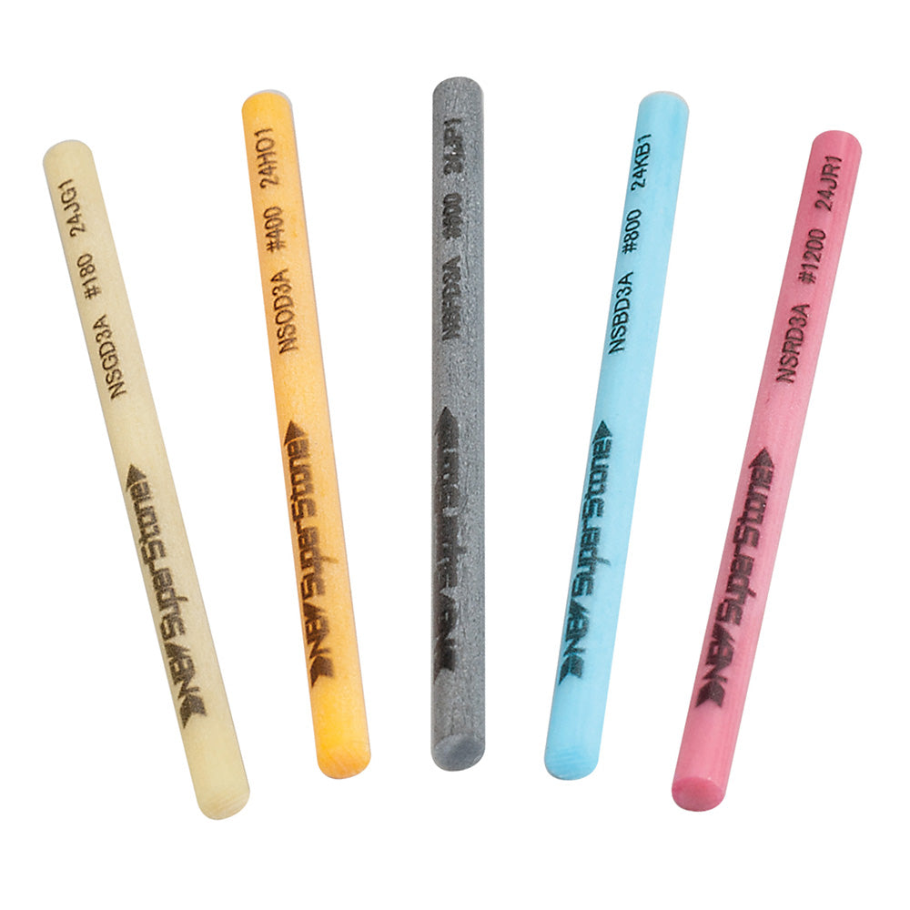 [355-1101] New Super Ceramic Stone 5 Piece 2.35mm Round Stone Set