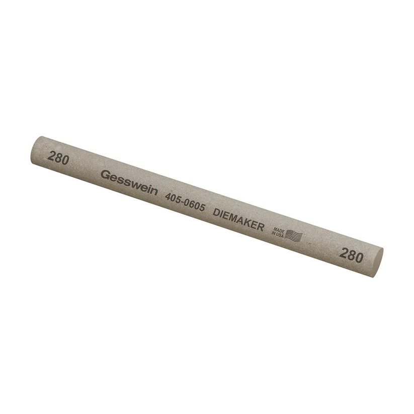 Gesswein® Diemaker Stones - 1/2" x 6", Round, 280 Grit  (Pkg. of 6)