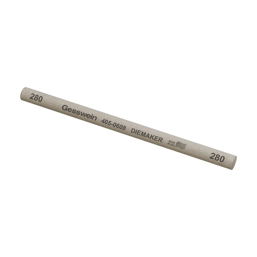 Gesswein® Diemaker Stones - 3/8" x 6", Round, 280 Grit  (Pkg. of 6)