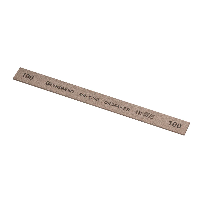 Gesswein® Diemaker Stones - 1/2" x 1/16" x 6", 100 Grit  (Pkg. of 12)