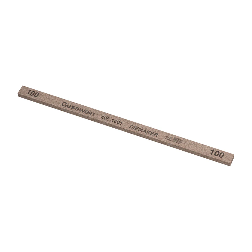 Gesswein® Diemaker Stones - 1/4" x 1/8" x 6", 100 Grit  (Pkg. of 12)