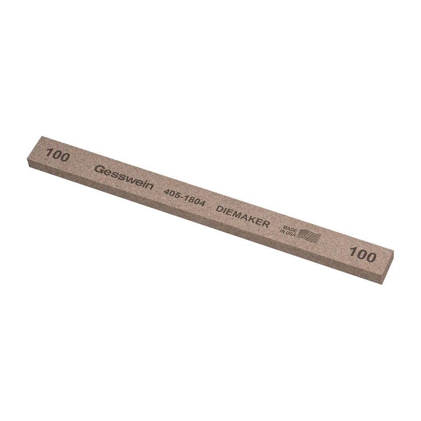 Gesswein® Diemaker Stones - 1/2" x 1/4" x 6", 100 Grit  (Pkg. of 12)