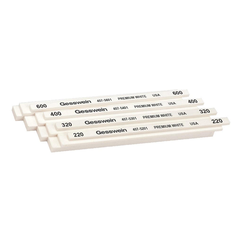 [405-2010] Gesswein® 12 Piece Introductory Premium White Polishing Stone Set