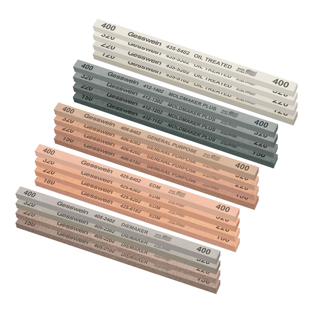 [405-2045] Gesswein® 20 Piece Polishing Stone Set 1/4" x 1/4"