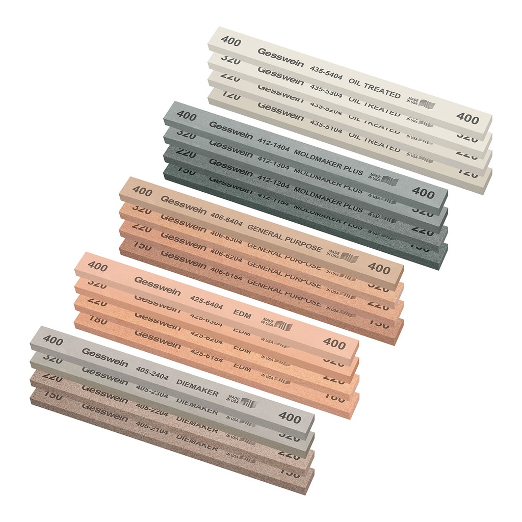 [405-2075] Gesswein® 20 Piece Polishing Stone Set 1/2" x 1/4"