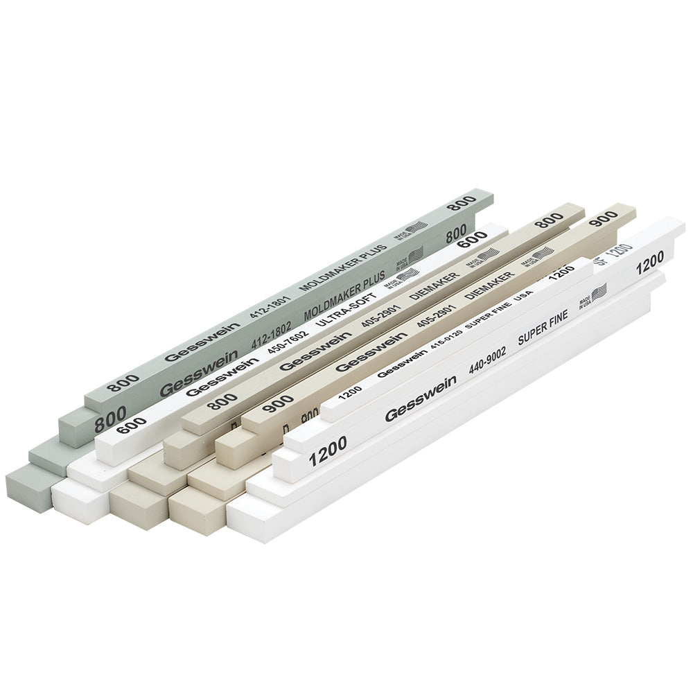 [405-2085] Gesswein® 20 Piece Soft & Fine Polishing Stone Set