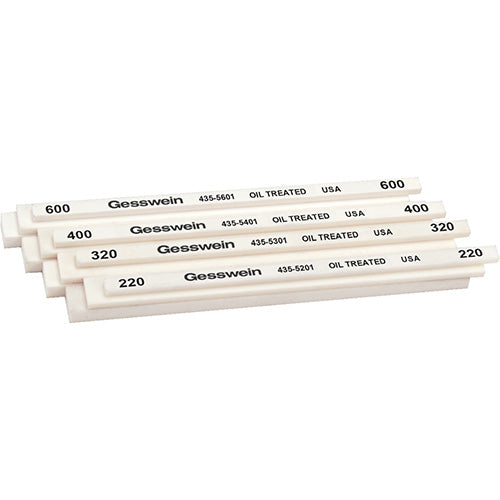 [405-2090] Gesswein® 12 Piece Introductory Oil-Treated Polishing Stone Set