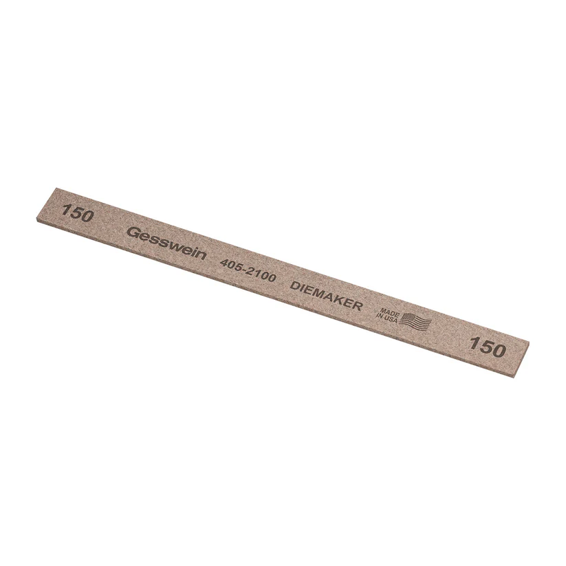 Gesswein® Diemaker Stones - 1/2" x 1/16" x 6", 150 Grit  (Pkg. of 12)
