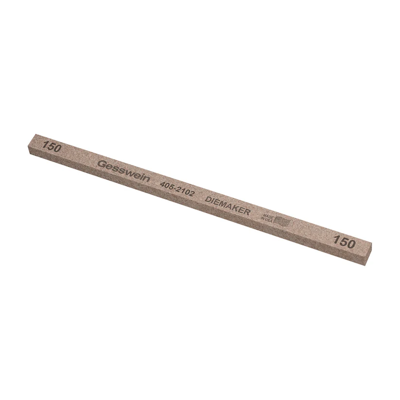 Gesswein® Diemaker Stones - 1/4" x 1/4" x 6", 150 Grit  (Pkg. of 12)