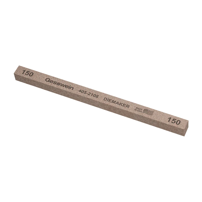 Gesswein® Diemaker Stones - 3/8" x 3/8" x 6", 150 Grit  (Pkg. of 12)