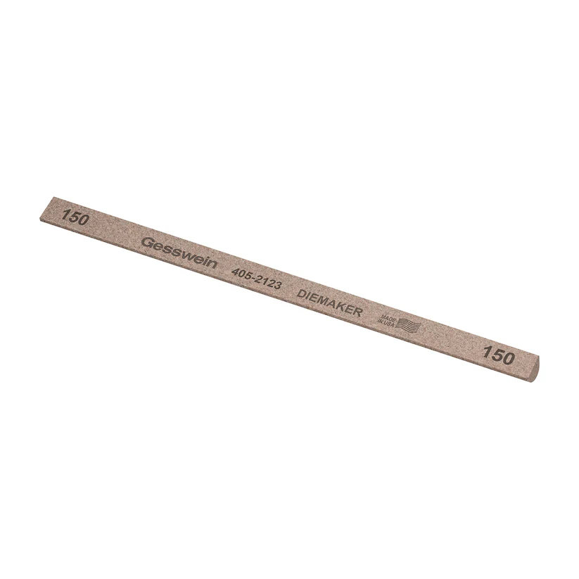 [405-2123] Gesswein® Diemaker Stones - 1/4" x 6" Hybrid, 150 Grit  (Pkg. of 12)
