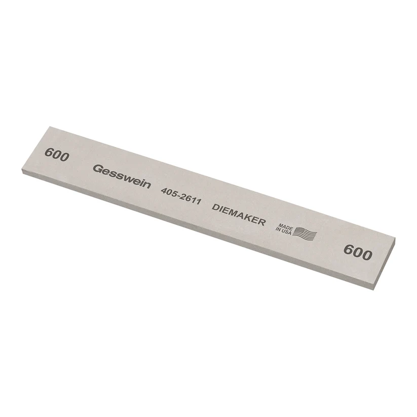 Gesswein® Diemaker Stones - 1" x 1/8" x 6", 600 Grit  (Pkg. of 6)