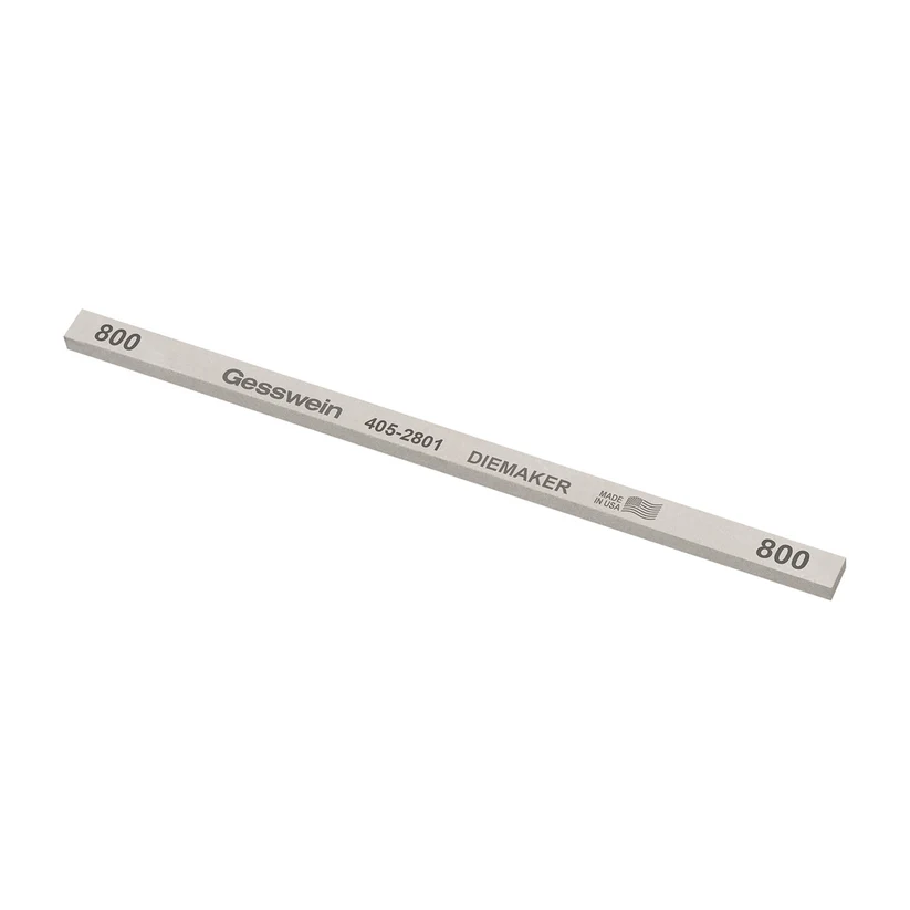 Gesswein® Diemaker Stones - 1/4" x 1/8" x 6", 800 Grit  (Pkg. of 12)