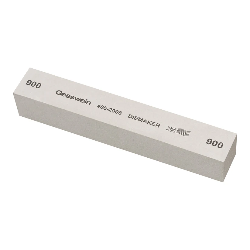 [405-2906] Gesswein® Diemaker Stones - 1" x 1" x 6", 900 Grit  (Pkg. of 6)